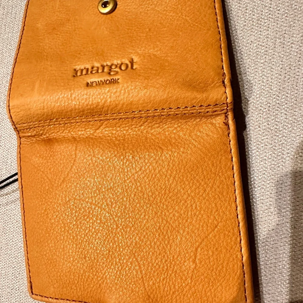 Margot Tan Leather Card Holder - Picture 6 of 14